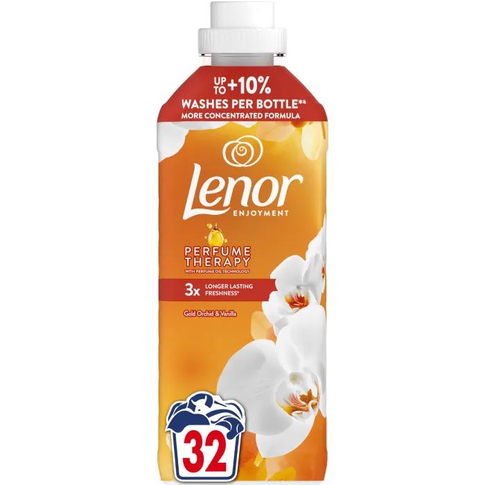 Кондиционер для белья Lenor Ванильная орхидея и золотой янтарь 925 мл (8006540901779)