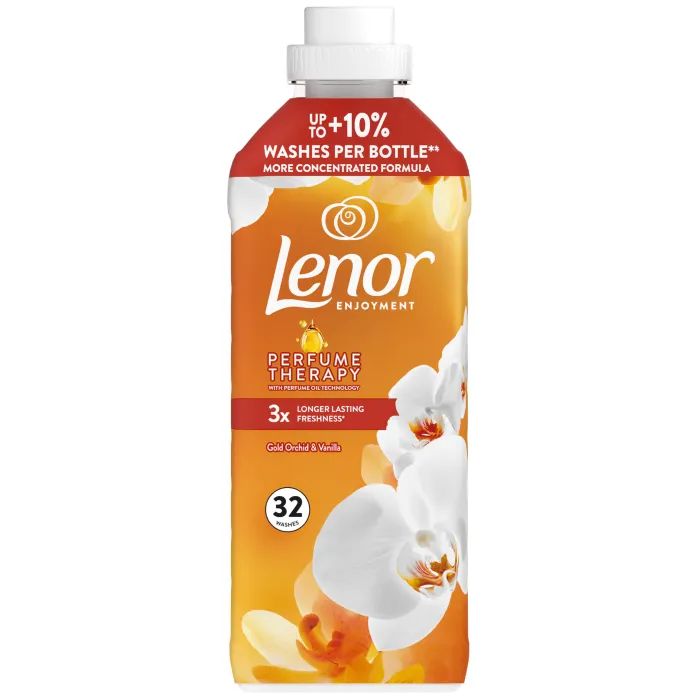 Кондиционер для белья Lenor Ванильная орхидея и золотой янтарь 925 мл (8006540901779) изображение 2