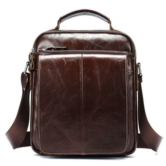 Сумка Vintage Кожаная Коричневая (14846)