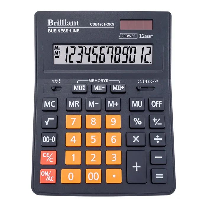 Калькулятор Brilliant CDB1201-BK (CDB1201-ORN)