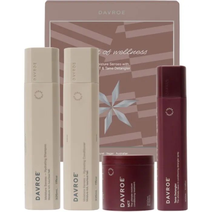 Набор косметики Davroe Moisture Senses Шампунь + Кондиционер + Кондиционирующее средство + Несмываемый кондиционер (9326123011459)