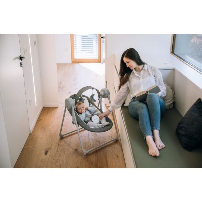 Крісло-гойдалка FreeON Snuggy, lines (84911) зображення 8