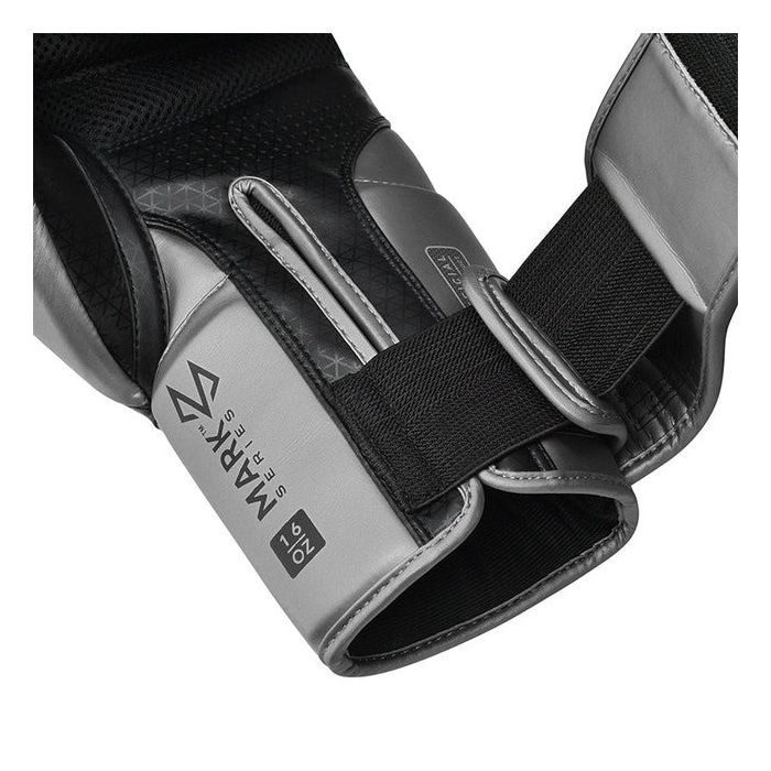 Боксерские перчатки RDX Mark Pro Sparring TRI Lira 2 Silver 16 унцій (BGM-PSTL2S-16OZ) изображение 4