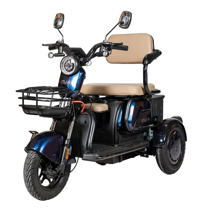 Электроскутер Atlas Elegant Trike 800W Black (4016) изображение 2