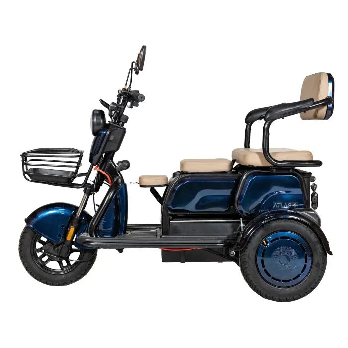 Электроскутер Atlas Elegant Trike 800W Black (4016) изображение 3
