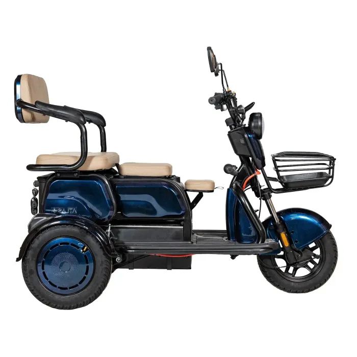 Электроскутер Atlas Elegant Trike 800W Black (4016) изображение 4