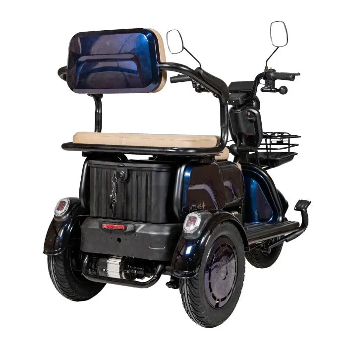 Электроскутер Atlas Elegant Trike 800W Black (4016) изображение 5