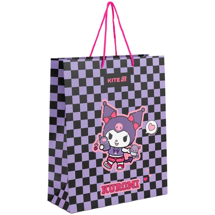 Подарочный пакет Kite Kuromi, 26х32 см (HK25-266-2)