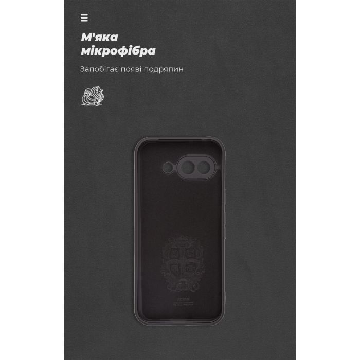 Чехол для мобильного телефона Armorstandart ICON Google Pixel 9a Camera cover Black (ARM83646) изображение 4