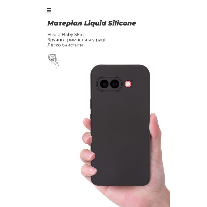 Чехол для мобильного телефона Armorstandart ICON Google Pixel 9a Camera cover Black (ARM83646) изображение 7