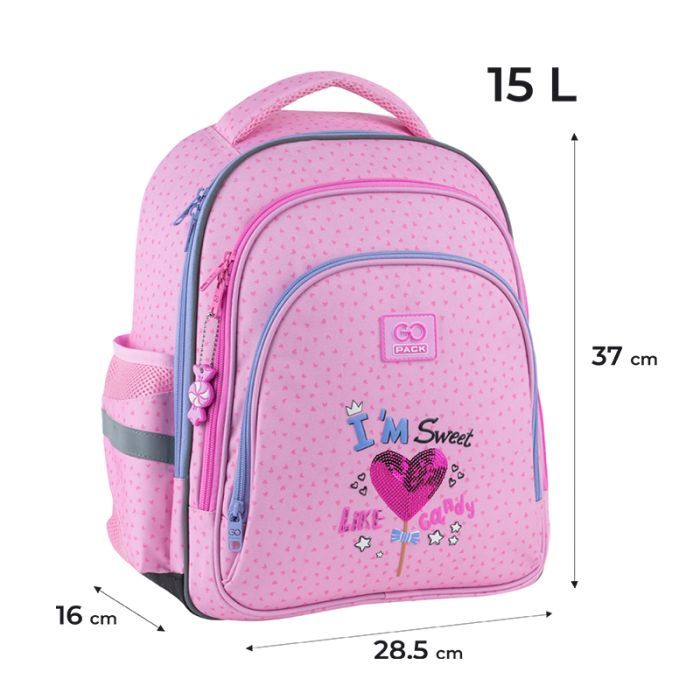 Рюкзак шкільний GoPack Education 2606S-3 Sweet Like Candy (GO25-2606S-3) зображення 2