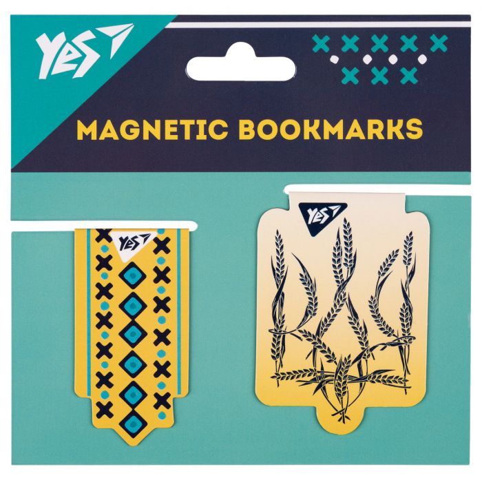 Закладки для книг Yes магнітні Ukraine, 2шт (708123) зображення 2