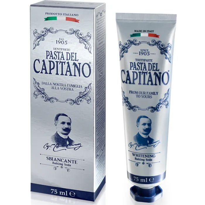 Зубна паста Pasta del Capitano Відбілювальна із содою 75 мл (8002140037900)
