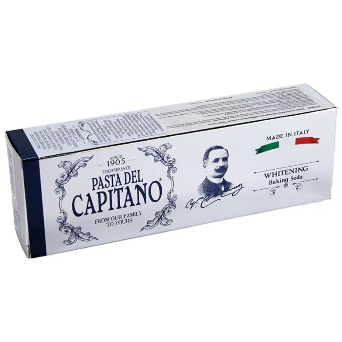 Зубна паста Pasta del Capitano Відбілювальна із содою 75 мл (8002140037900) зображення 3