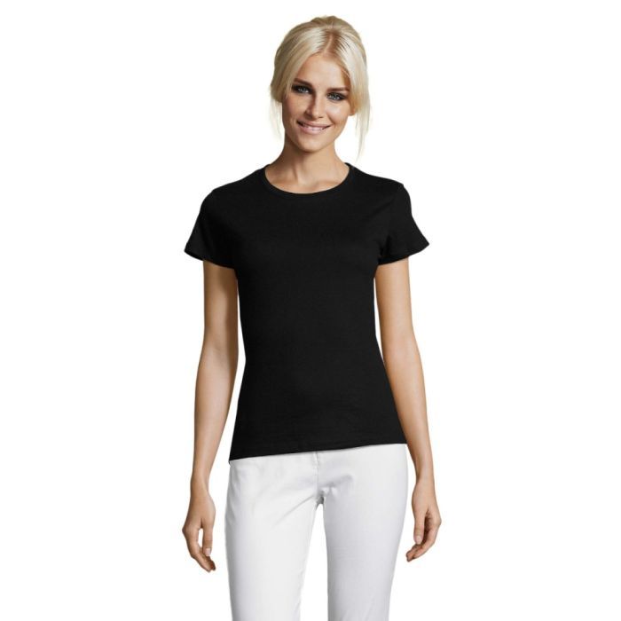 Футболка Sol's Regent Women насичений чорний XL (01825309XL) изображение 2