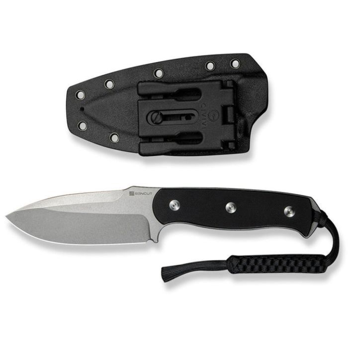 Нож Sencut Toxodon, Black G10, Stonewash (S24036-1)