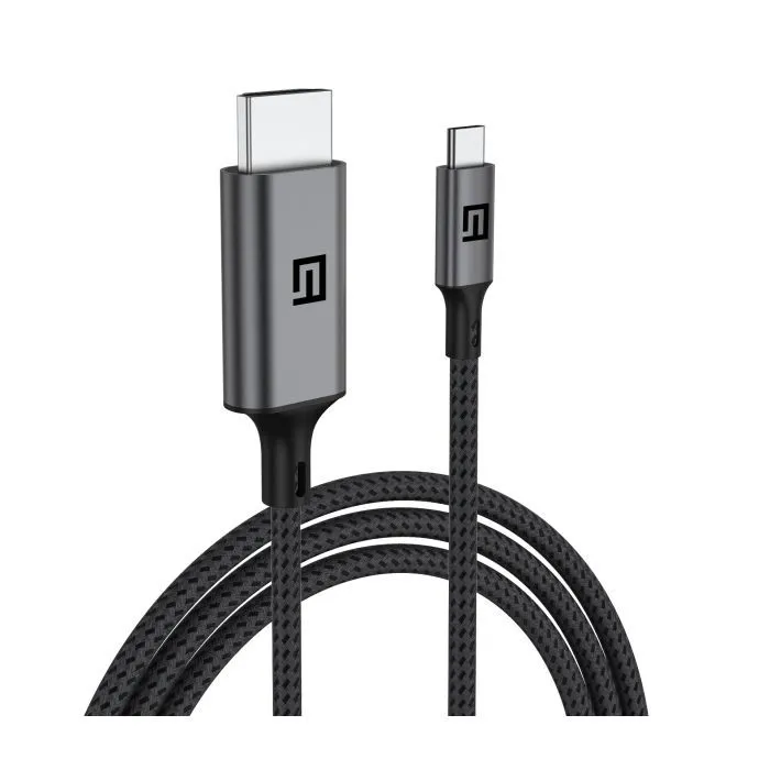 Кабель мультимедийный USB-C to HDMI M 2.0m 4K60Hz black Armorstandart (ARM76891)