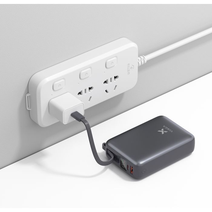 Батарея універсальна Vinga 20000 mAh 45W Display Cable (VPBB2045C) зображення 4