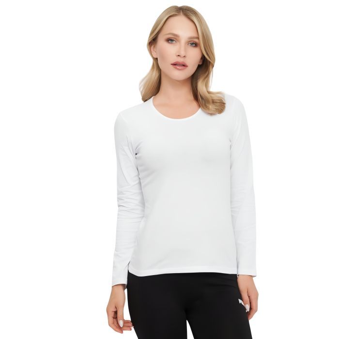 Лонгслів Kappa T-shirt Manica Lunga Girocollo K2601 Bianco білий L (8054954012697)