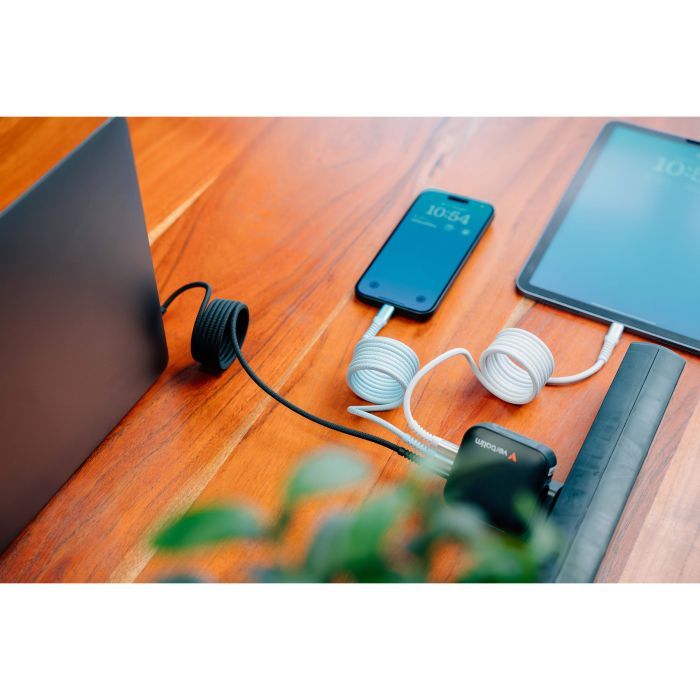 Дата кабель USB-C to USB-C 1.2m Magnetic 60W blue Verbatim (31852) зображення 6
