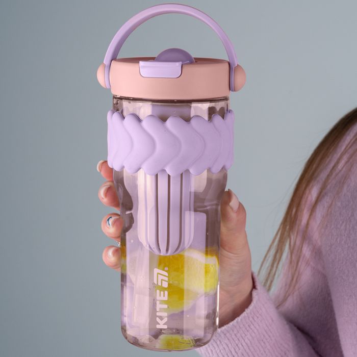 Бутылка для воды Kite 900 мл м'ятно-рожевий (K25-1231-3) изображение 7