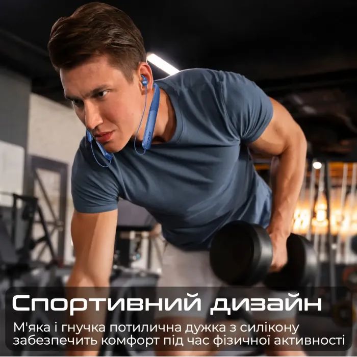 Наушники Promate Leap-200H Blue (leap-200h.blue) изображение 3