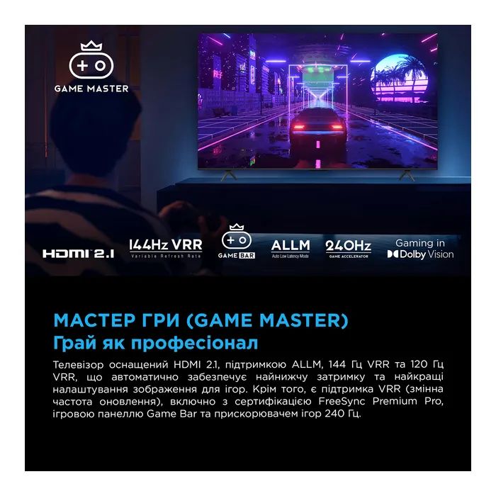 Телевізор TCL 55C6K зображення 11