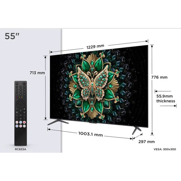 Телевізор TCL 55C6K зображення 6
