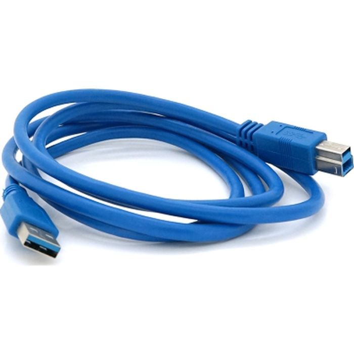 Кабель для принтера USB 3.0 AM/BM 1.8m blue Voltronic (YT-3.0AM\BM-1.8BL)