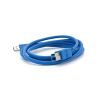 Кабель для принтера USB 3.0 AM/BM 1.5m blue Voltronic (YT-3.0AM\BM-1.5BL) изображение 2