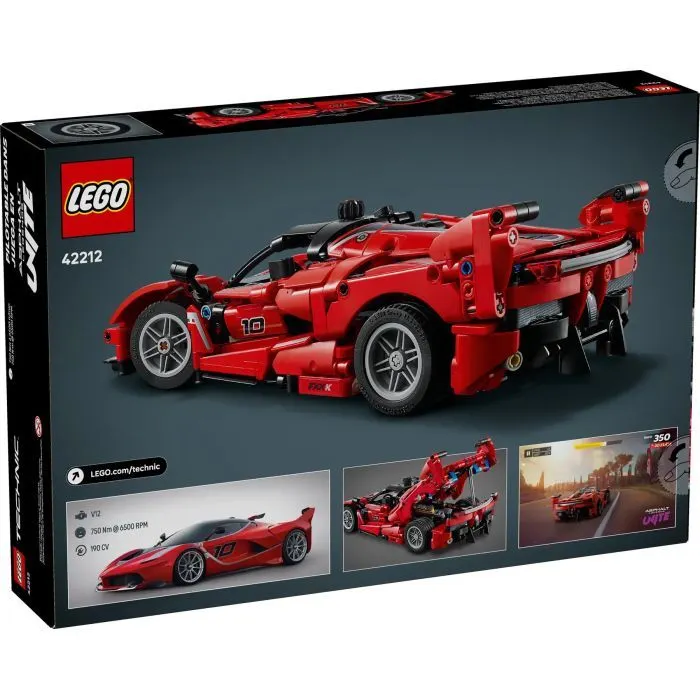 Конструктор LEGO Technic Ferrari FXX K (42212) зображення 8