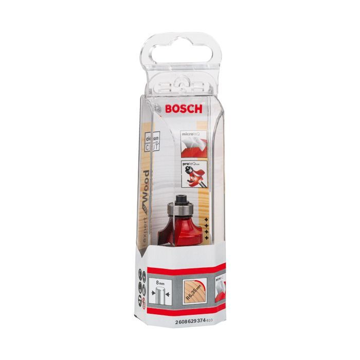Фреза Bosch Professional радіусна Expert S8, R6.35, D25.4, L12.7 (2.608.629.374) зображення 2