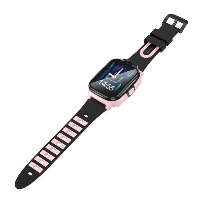 Смарт-годинник HOCO Y104 4G children phone-watch Black (6942007646352) зображення 2