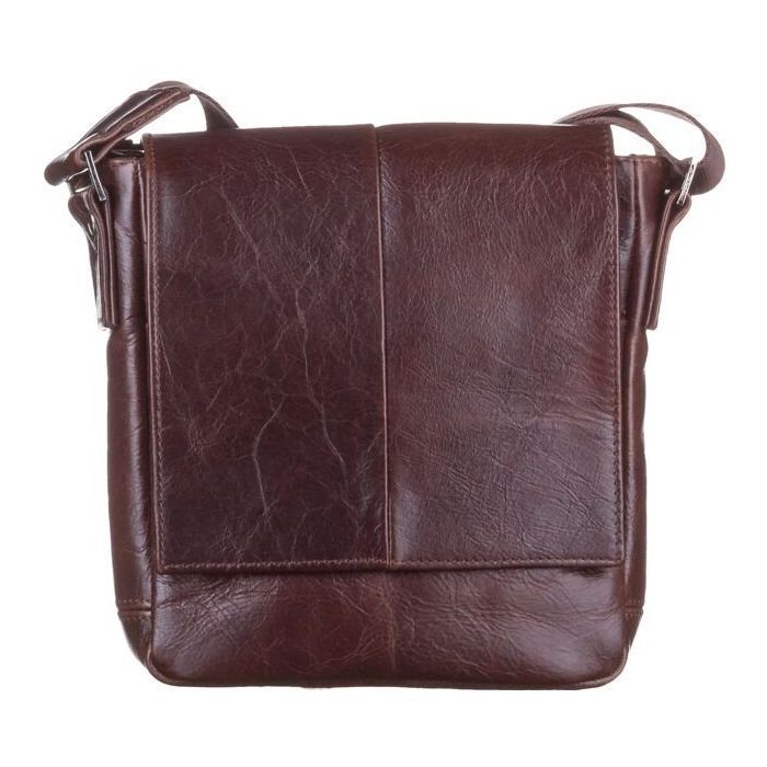 Сумка Shvigel Из натуральной кожи Коричневая (11042) изображение 2