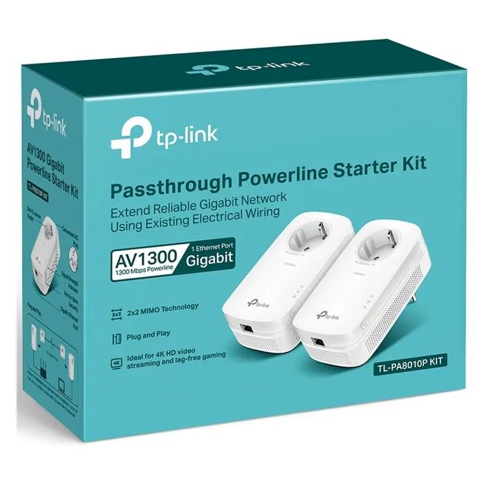 Адаптер Powerline TP-Link TL-PA8010PKIT изображение 3