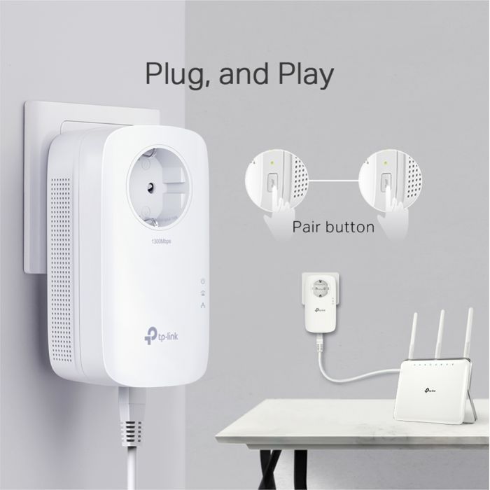Адаптер Powerline TP-Link TL-PA8010PKIT зображення 4