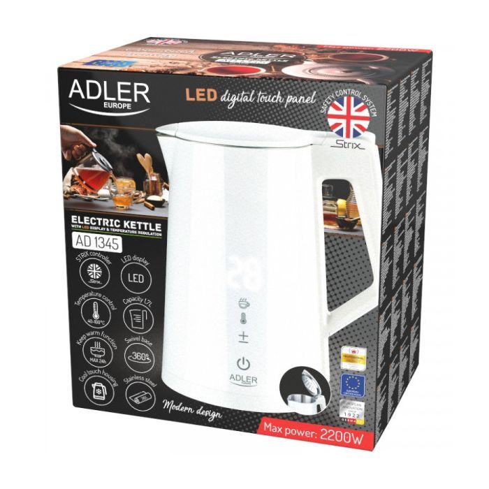 Электрочайник Adler AD 1345 black изображение 6