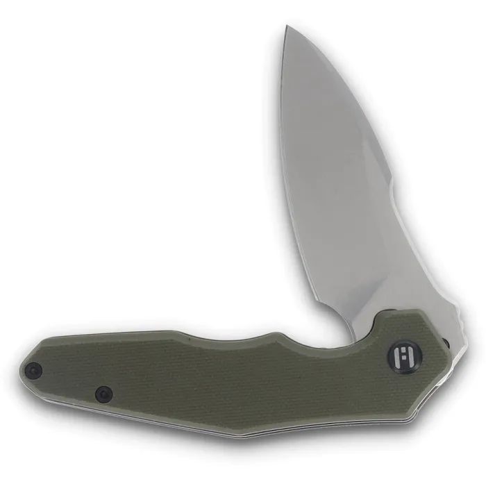 Нож Hightron Mini Ventura, D2, G10, зелений, сталевий stonewash клинок (HK05GRNS) изображение 4