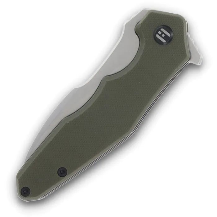 Нож Hightron Mini Ventura, D2, G10, зелений, сталевий stonewash клинок (HK05GRNS) изображение 6