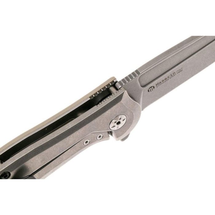 Ніж Maserin Police, N690, G10 + титан, зелений (680/G10V) зображення 6