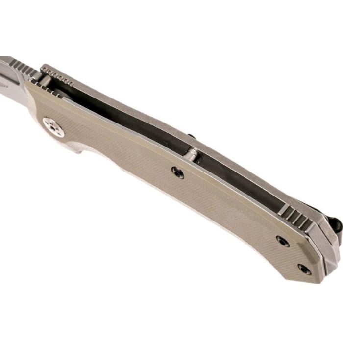 Ніж Maserin Police, N690, G10 + титан, зелений (680/G10V) зображення 7