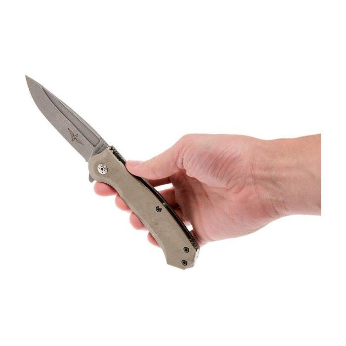 Ніж Maserin Police, N690, G10 + титан, зелений (680/G10V) зображення 8