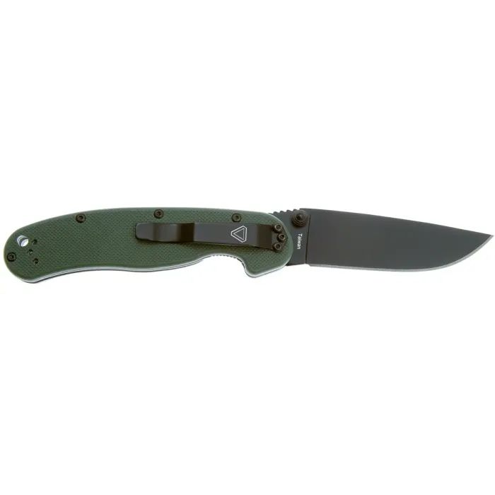Нож Ontario Knife RAT II AUS-8 Black, Black Blade (ON8861) изображение 2