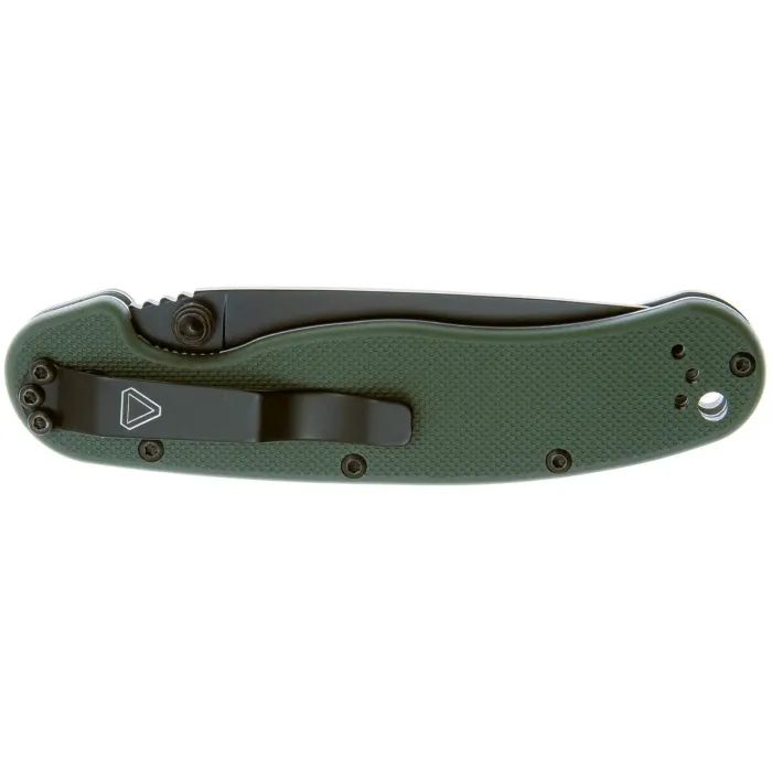Нож Ontario Knife RAT II AUS-8 Black, Black Blade (ON8861) изображение 4