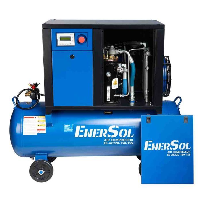 Компрессор Enersol винтовой ES-AC720-150-1SS, 720 л/мин, 4 кВт, 127.0 кг (ES-AC720-150-1SS) изображение 2