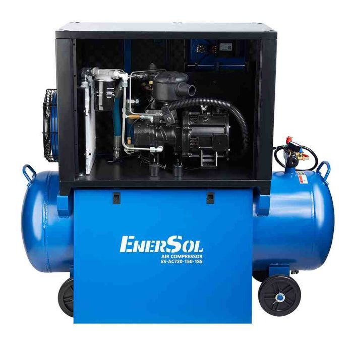 Компрессор Enersol винтовой ES-AC720-150-1SS, 720 л/мин, 4 кВт, 127.0 кг (ES-AC720-150-1SS) изображение 5
