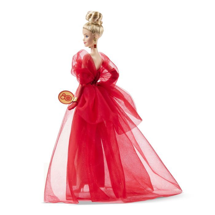 Лялька Barbie колекційна Signature Ruby Red 80-та річниця (JBJ17) зображення 3