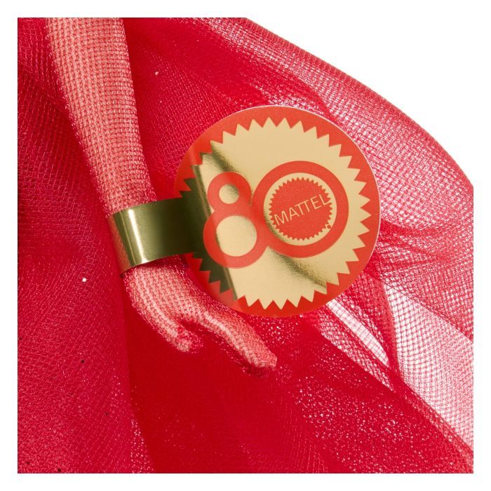 Лялька Barbie колекційна Signature Ruby Red 80-та річниця (JBJ17) зображення 5
