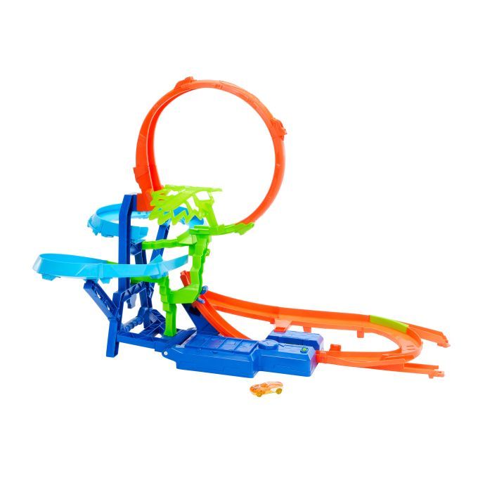 Автотрек Hot Wheels Stunt tracks Невероятные воздушные столкновения (JFD12) изображение 2