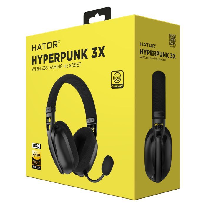 Навушники Hator Hyperpunk 3X Wireless Black (ESH14) зображення 7
